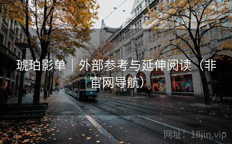 琥珀影单｜外部参考与延伸阅读（非官网导航）  第1张