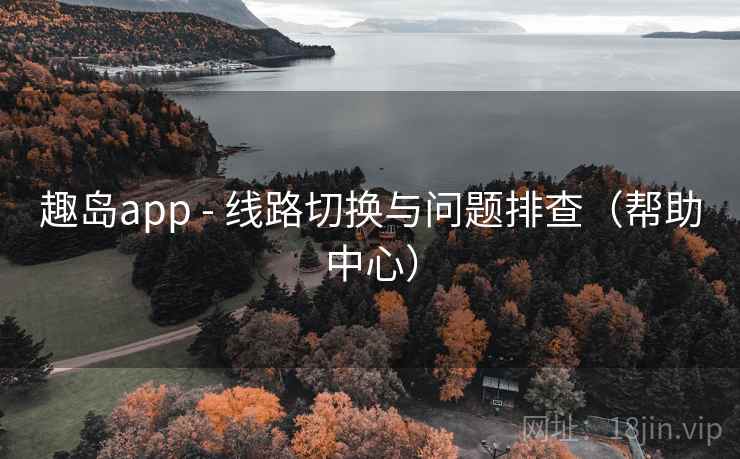 趣岛app - 线路切换与问题排查（帮助中心）