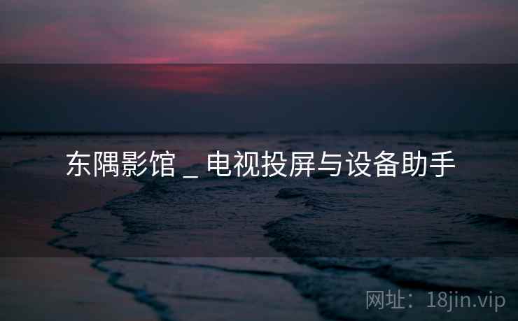 东隅影馆 _ 电视投屏与设备助手  第1张