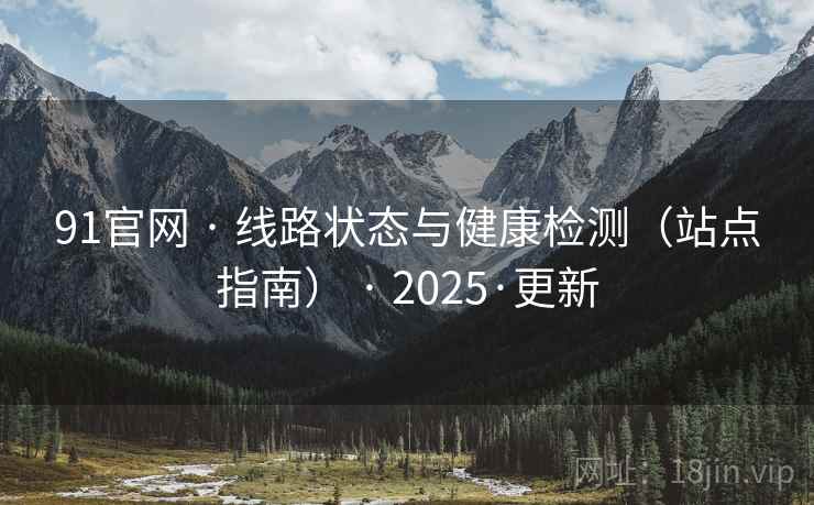 91官网 · 线路状态与健康检测(站点指南) · 2025·更新